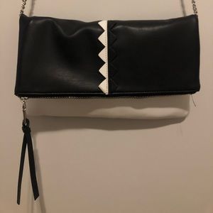 Steve Madden Black White Purse